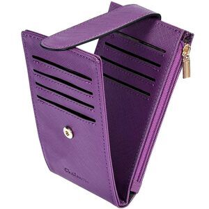 Women's RFID Slim Card Holder Wallet: Thin Bifold with Multi-Card Case &